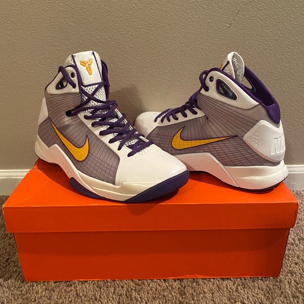 Nike Hyperdunk Supreme Kobe Bryant 2008 sneakers - home colorway - RARE!!